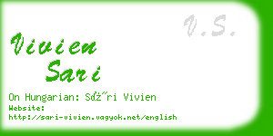vivien sari business card